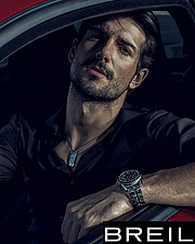 Danail Tsvetkov model (μοντέλο). Photoshoot of model Danail Tsvetkov demonstrating Face Modeling.Breil watch Campaign in Milan, ItalyFace Modeling Photo #223279