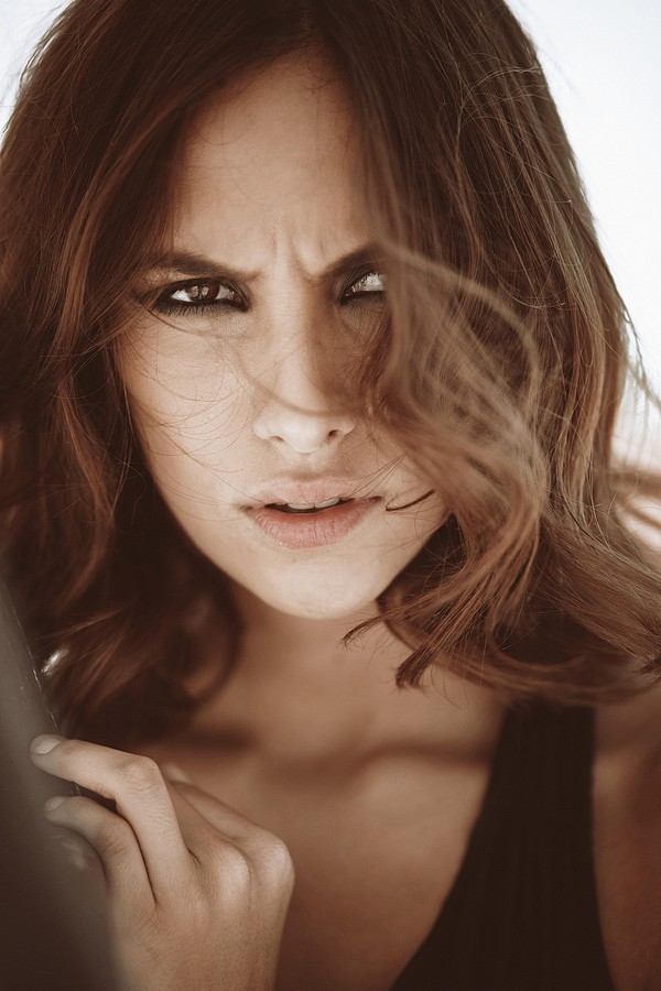 Daniela Chalbaud model. Photoshoot of model Daniela Chalbaud demonstrating Face Modeling.Face Modeling Photo #105294