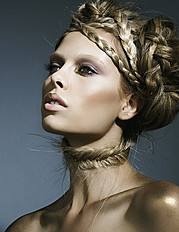 Daria Pershina model (Дарья Першина модель). Photoshoot of model Daria Pershina demonstrating Face Modeling.Face Modeling Photo #165798