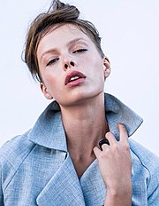 Daria Pershina model (Дарья Першина модель). Photoshoot of model Daria Pershina demonstrating Face Modeling.Face Modeling Photo #165809