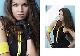 Darya Gritsyuk model (modell). Photoshoot of model Darya Gritsyuk demonstrating Face Modeling.Face Modeling Photo #84858