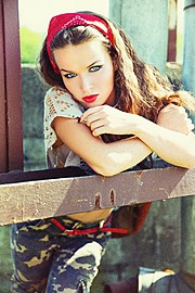 Darya Gritsyuk model (modell). Photoshoot of model Darya Gritsyuk demonstrating Face Modeling.Face Modeling Photo #84865