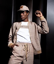Donell Banze model. Photoshoot of model Donell Banze demonstrating Editorial Modeling.Photoshoot for Taino BacarEditorial Modeling Photo #249114