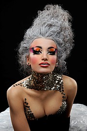 Dora Graff makeup artist. Work by makeup artist Dora Graff demonstrating Creative Makeup.Creative Makeup Photo #75804