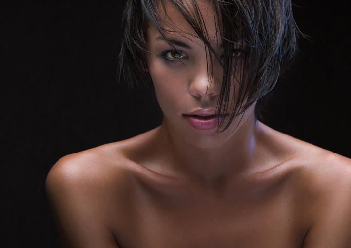 Dorka Banki model. Photoshoot of model Dorka Banki demonstrating Face Modeling.Face Modeling Photo #154106