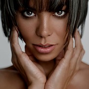 Dorka Banki model. Photoshoot of model Dorka Banki demonstrating Face Modeling.Face Modeling Photo #218387