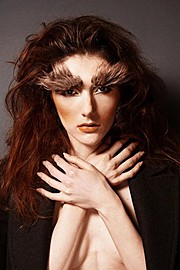 Edyta Wilim model. Photoshoot of model Edyta Wilim demonstrating Face Modeling.Face Modeling Photo #71415