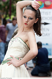 Elena Kollarova model. Photoshoot of model Elena Kollarova demonstrating Fashion Modeling.Bread + Fiber street Fashion showGreg Easton PhotographyFashion Modeling Photo #122686