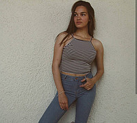 Elizabeth Elio model (μοντέλο). Photoshoot of model Elizabeth Elio demonstrating Face Modeling.Face Modeling Photo #219462