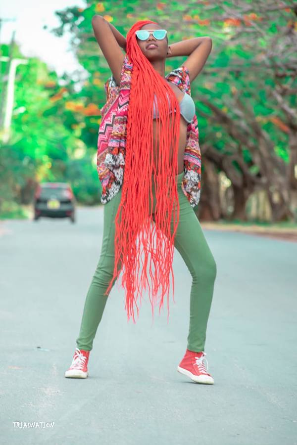 Elizabeth Wanjiku modelling. Photoshoot of model Elizabeth Wanjiku demonstrating Fashion Modeling.Triadnation photographyFashion Modeling Photo #211549