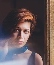 Eman Hannoura model. Photoshoot of model Eman Hannoura demonstrating Face Modeling.Face Modeling Photo #197303