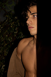 Eric Welter model (modello). Photoshoot of model Eric Welter demonstrating Face Modeling.Face Modeling Photo #246149