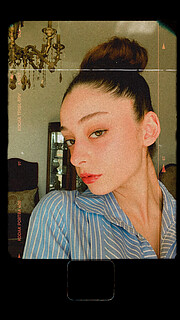Esraa Khaled model. Photoshoot of model Esraa Khaled demonstrating Face Modeling.Face Modeling Photo #234265