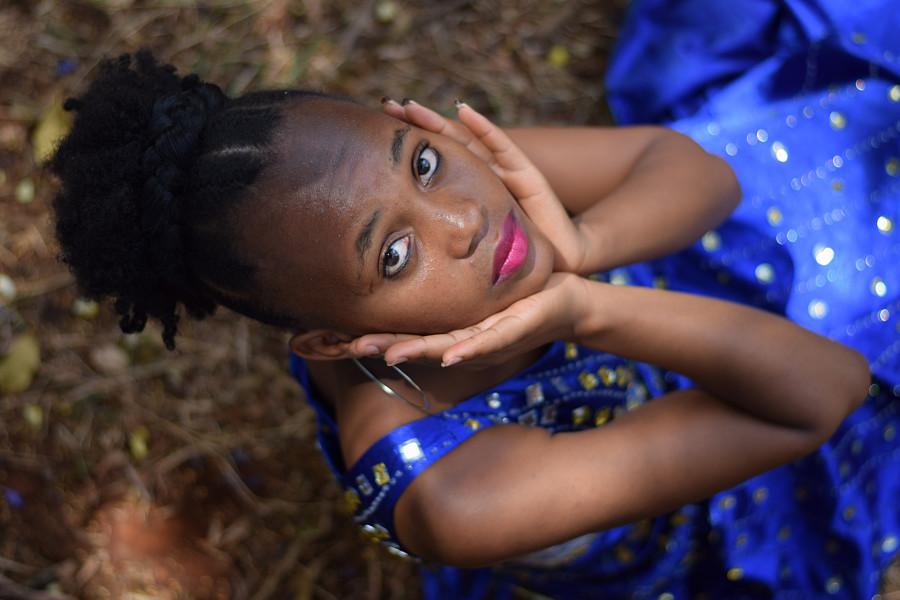 Eunice Wanjiku model. Photoshoot of model Eunice Wanjiku demonstrating Face Modeling.Face Modeling Photo #209754