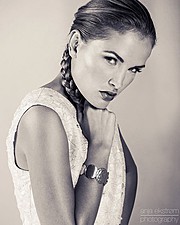 Eva Christensen model. Photoshoot of model Eva Christensen demonstrating Face Modeling.Face Modeling Photo #108988