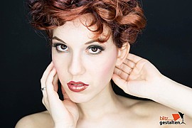 Eva Lilienthal model (modell). Photoshoot of model Eva Lilienthal demonstrating Face Modeling.Face Modeling Photo #85120