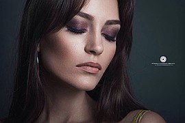 Eva Murati model (modele). Photoshoot of model Eva Murati demonstrating Face Modeling.Face Modeling Photo #213220