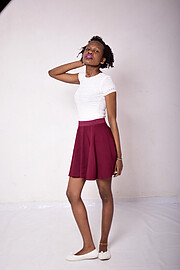 Everline Mwalimu model. Photoshoot of model Everline Mwalimu demonstrating Fashion Modeling.Fashion Modeling Photo #237189