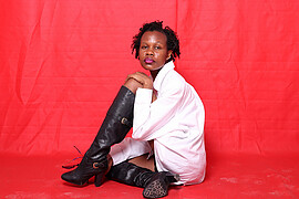 Everline Mwalimu model. Photoshoot of model Everline Mwalimu demonstrating Fashion Modeling.Fashion Modeling Photo #237199