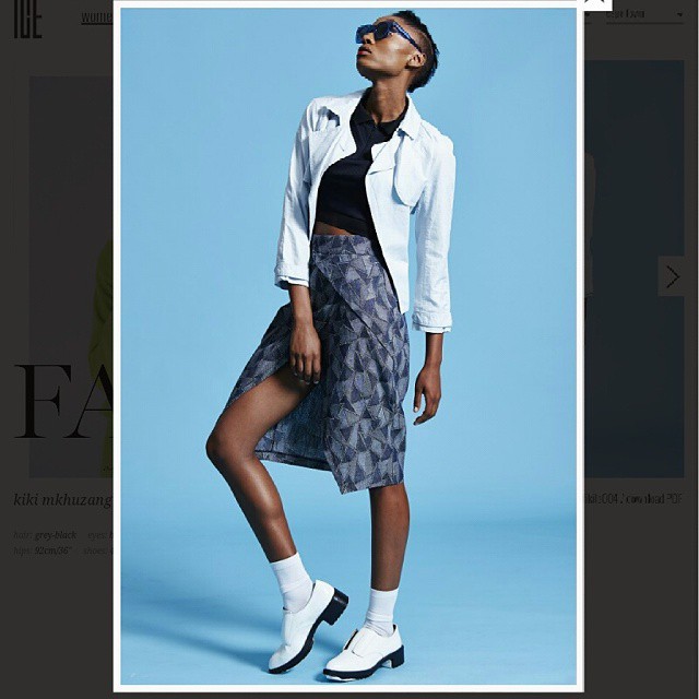 Fikile Kiki Mkhuzangwe model. Photoshoot of model Fikile Kiki Mkhuzangwe demonstrating Fashion Modeling.Fashion Modeling Photo #147496