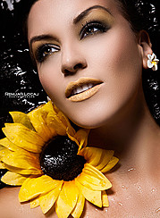 Floriana Garo model (modele). Photoshoot of model Floriana Garo demonstrating Face Modeling.Face Modeling Photo #58793