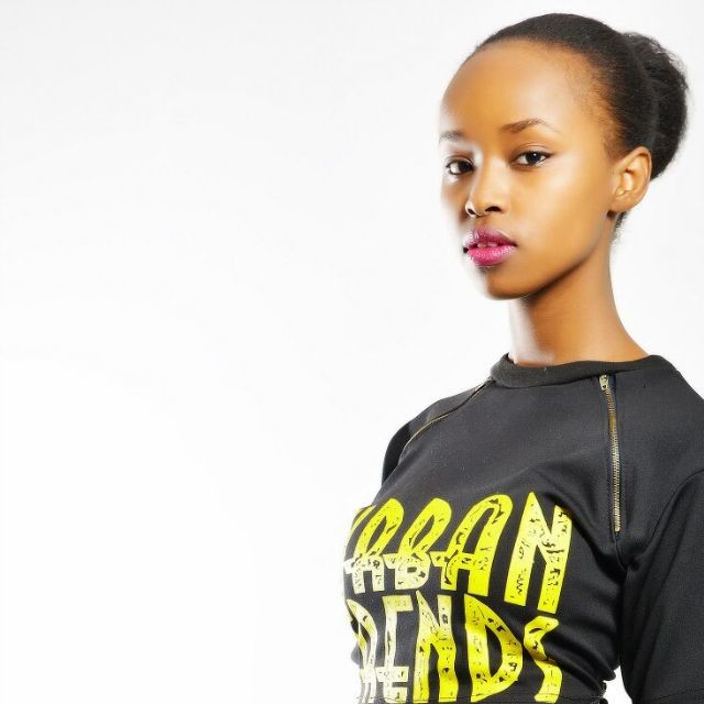 Fraciah Wanjiru model. Photoshoot of model Fraciah Wanjiru demonstrating Face Modeling.Face Modeling Photo #178387