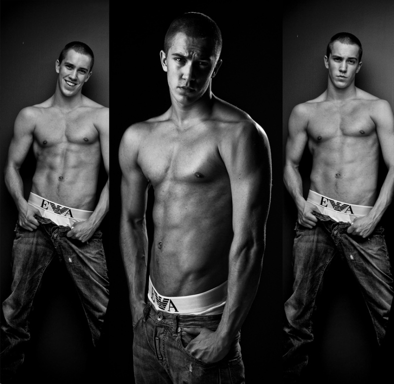 Fredrik Skogsrud model (modell). Photoshoot of model Fredrik Skogsrud demonstrating Body Modeling.Body Modeling Photo #80665