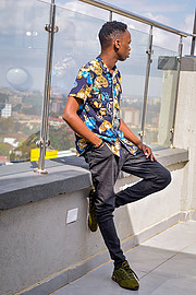 Gabriel Mboya model. Photoshoot of model Gabriel Mboya demonstrating Fashion Modeling.Fashion Modeling Photo #213695