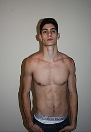 Giannis Fakinos model (μοντέλο). Photoshoot of model Giannis Fakinos demonstrating Body Modeling.Body Modeling Photo #183185