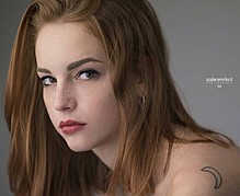 Giorgia Coccia model (modella). Photoshoot of model Giorgia Coccia demonstrating Face Modeling.Face Modeling Photo #160149