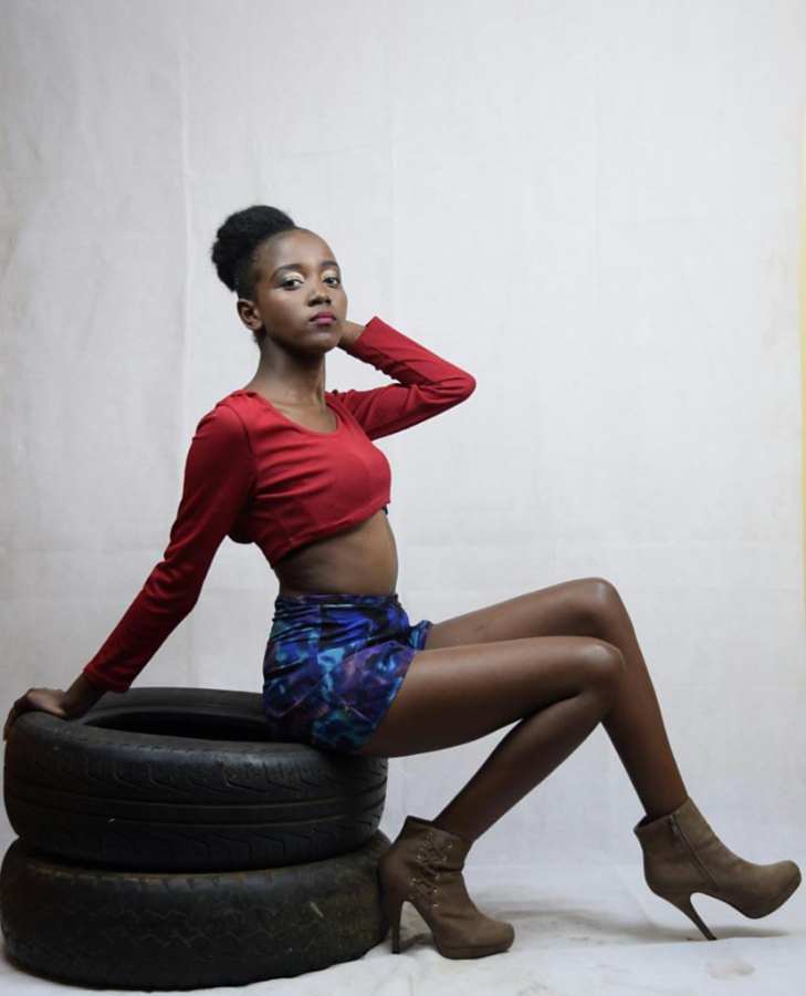 Grace Watiri model. Photoshoot of model Grace Watiri demonstrating Fashion Modeling.Iconic studiosFashion Modeling Photo #210898