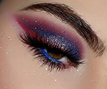 Hara Patra (Χαρά Πατραλεξη) wake up & makeup. makeup by makeup artist Hara Patra. Photo #248117