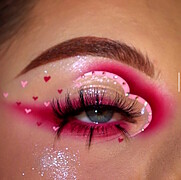 Hara Patra (Χαρά Πατραλεξη) wake up & makeup. makeup by makeup artist Hara Patra. Photo #248116