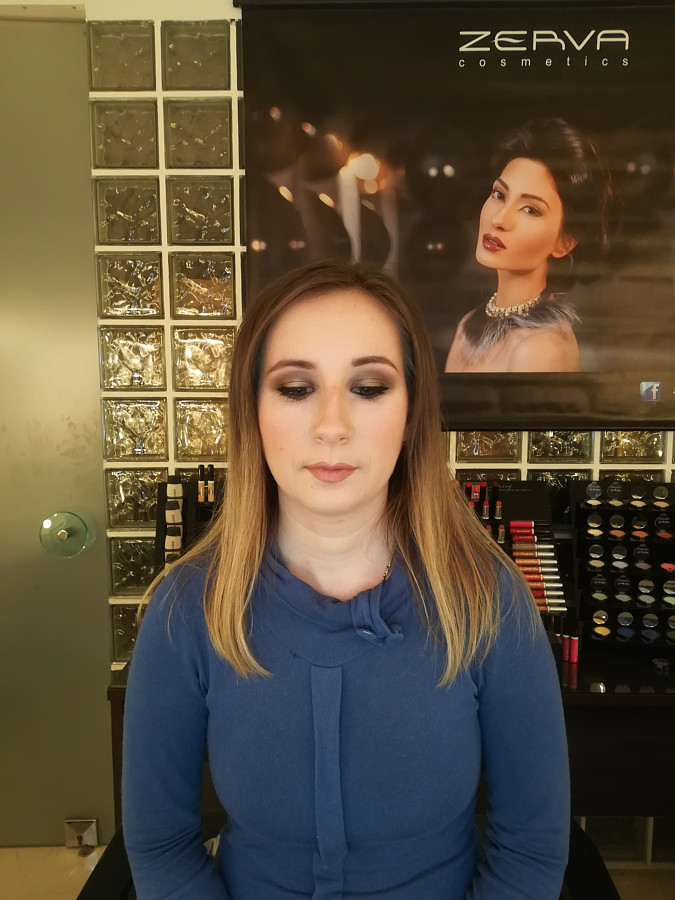 Hara Patralexi makeup artist (Χαρά Πατραλεξη μακιγιέρ). makeup by makeup artist Hara Patralexi. Photo #205485