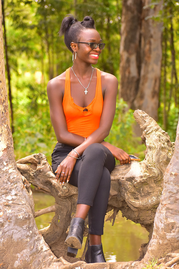 Hariet Adongo model. Photoshoot of model Hariet Adongo demonstrating Fashion Modeling.Fashion Modeling Photo #224734