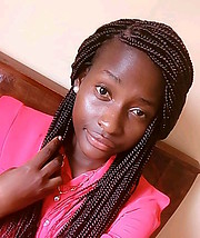 Hurriet Akinyi model. Photoshoot of model Hurriet Akinyi demonstrating Face Modeling.Face Modeling Photo #208628