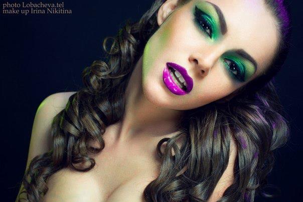 Irina Nikitina makeup artist &amp; model (визажист &amp; модель). Work by makeup artist Irina Nikitina demonstrating Beauty Makeup.Beauty Makeup Photo #68977