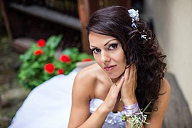 Irina Salisa (Irīna Sališa) makeup artist. Work by makeup artist Irina Salisa demonstrating Bridal Makeup.Bridal Makeup Photo #101049