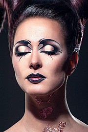 Irina Salisa (Irīna Sališa) makeup artist. Work by makeup artist Irina Salisa demonstrating Creative Makeup.Creative Makeup Photo #101052