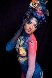 Irina Salisa (Irīna Sališa) makeup artist. Work by makeup artist Irina Salisa demonstrating Body Painting.Body Painting Photo #101053