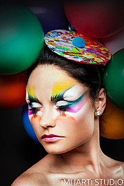 Irina Salisa (Irīna Sališa) makeup artist. Work by makeup artist Irina Salisa demonstrating Creative Makeup.Creative Makeup Photo #101199