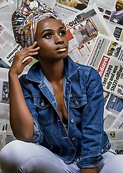 Jacinta Mungai model. Photoshoot of model Jacinta Mungai demonstrating Fashion Modeling.photographer: Livingstone Ochienglocation: EmbakasiEyelash Extensions,Head ScarfFashion Photography,Fashion Modeling,Creative Makeup Photo #185487