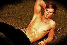 Jack Grace model. Photoshoot of model Jack Grace demonstrating Body Modeling.Body Modeling Photo #78421