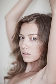 Jenny Tokarev model & actress. Photoshoot of model Jenny Tokarev demonstrating Face Modeling.Face Modeling Photo #162983
