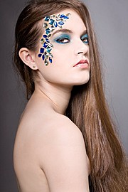 Jessica Burgess model. Photoshoot of model Jessica Burgess demonstrating Face Modeling.Face Modeling Photo #78643
