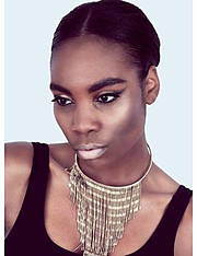 Jhaza Tanner model. Photoshoot of model Jhaza Tanner demonstrating Face Modeling.Face Modeling Photo #120703