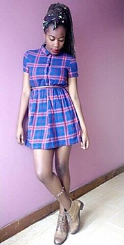 Joanne Wekesa model. Photoshoot of model Joanne Wekesa demonstrating Fashion Modeling.Mini Skirt With TopFashion Modeling Photo #179133