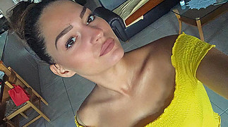 Josefina Tzouganaki model (Ιωσηφίνα Τζουγανάκη μοντέλο). Photoshoot of model Josefina Tzouganaki demonstrating Face Modeling.Face Modeling Photo #200090
