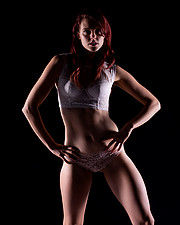 Julie Silvero model (modelka). Photoshoot of model Julie Silvero demonstrating Body Modeling.Body Modeling Photo #228305