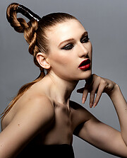 Juliet Sora model. Photoshoot of model Juliet Sora demonstrating Face Modeling.Face Modeling Photo #239818